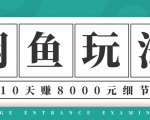 龟课·闲鱼项目玩法实战班第12期，操作10天左右利润有8000元细节玩法-八爪鱼资源库