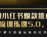 小红书爆款推广引流训练课5.0,手把手带你玩转小红书(17节实操视频+话术)-八爪鱼资源库