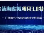 黄岛主·淘宝蓝海虚拟项目3.0，小白宝妈零基础的都可以做到月入过万-八爪鱼资源库