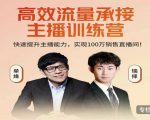 高效流量承接主播训练营：快速提升主播能力,实现100万销售直播间-八爪鱼资源库