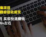 虚拟图集项目：矩阵站群自动化成交，3-5个月实现快速赚钱月入1W+左右-八爪鱼资源库