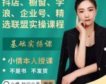 抖店、橱窗、学浪、企业号、精选联盟实操课程，适合新手快速入门-八爪鱼资源库
