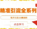 闲鱼精准引流全系列课程，每天引流100精准粉【视频课程】-八爪鱼资源库