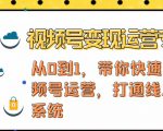视频号变现运营,视频号+社群+直播,铁三角打通视频号变现系统-八爪鱼资源库