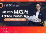 0粉0作品自然流正价起号及稳号全教程，专业自然流起号机构流程化教学（价值2980元）-八爪鱼资源库