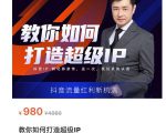 教你如何打造超级IP，抖音流量红利新机遇（价值980元）-八爪鱼资源库