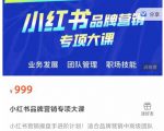 小红书品牌营销专项大课，操盘手进阶，一套能让你提升业务精进的课程-八爪鱼资源库