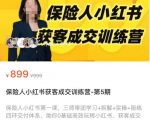 保险人小红书获客成交训练营,0基础高效玩转小红书,可复制的获客成交之路-八爪鱼资源库