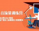 美业抖音流量训练营:从0到10w+粉丝 让你的门店用户增长+业绩增长+利润增长-八爪鱼资源库