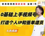 0基础上手视频号打造个人IP和签单增员,保险从业者即学即用的视频号爆款攻略,助你变现百万保费-八爪鱼资源库