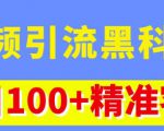 视频引流黑科技玩法,不花钱推广,视频播放量达到100万+,每日100+精准客源-八爪鱼资源库