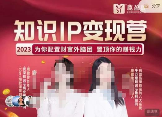 鹿盈盈-知识IP变现实操营,普通人可复制的知识产品落地实操课,带你打通知识IP变现底层逻辑-八爪鱼资源库