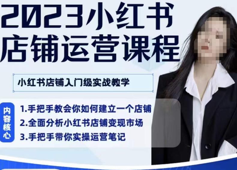 陶金金·2023小红书店铺运营课,小红书店铺入门实战教学-八爪鱼资源库