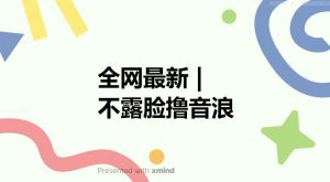 全网最新不露脸撸音浪，跑通自动化成交闭环，实现出单+收徒收益最大化【揭秘】-八爪鱼资源库