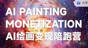蛮驴·AI绘画变现陪跑营，快速产出可商业变现的图-八爪鱼资源库