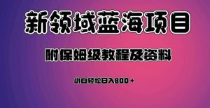 虚拟资源蓝海领域新项目,轻松日入800+,附保姆级教程及资料-八爪鱼资源库