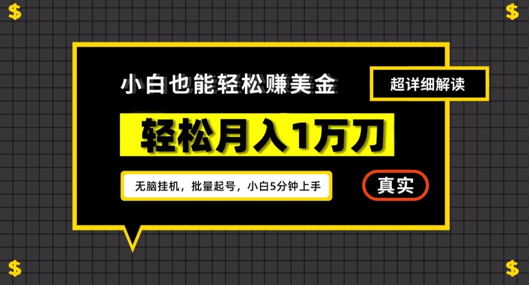谷歌看广告撸美金2.0，无脑挂机，多号操作，月入1万刀【揭秘】-八爪鱼资源库