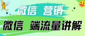 4.19日内部分享《微信营销流量端口》微信付费投流【揭秘】-八爪鱼资源库