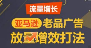 亚马逊流量增长-老品广告放量增效打法，循序渐进，打造更多TOP listing​-八爪鱼资源库