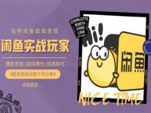 手把手教你0到1系统玩转闲鱼变现，爆款思维/超级曝光/超高转化-八爪鱼资源库