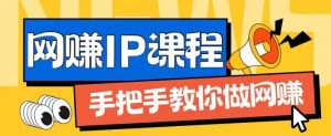 ip合伙人打造1.0，从0到1教你做网创，实现月入过万【揭秘】-八爪鱼资源库