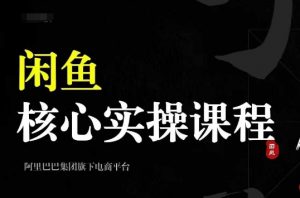 2024闲鱼核心实操课程,从养号、选品、发布、销售,教你做一个出单的闲鱼号-八爪鱼资源库
