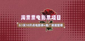 电影票无门槛券推广_0.1亓买10亓无门槛+渠道入口(v1.0版教程)-八爪鱼资源库