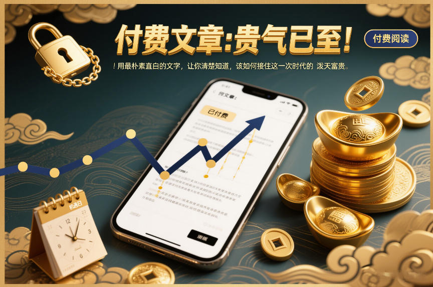 付费文章:贵气已至!用最朴素直白的文字,让你清楚知道,该如何接住这一次时代的泼天富贵-八爪鱼资源库