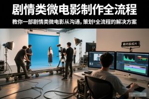 剧情类微电影制作全流程，教你一部剧情类微电影从沟通，策划到拍摄制作全流程的解决方案-八爪鱼资源库