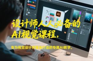 设计师人人必备的AI视觉课程，专为视觉设计师量身打造的专属AI教学-八爪鱼资源库