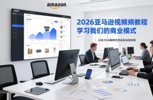 2026亚马逊视频教程,学习我们的商业模式,以及2026最新的选品及运营经验-八爪鱼资源库
