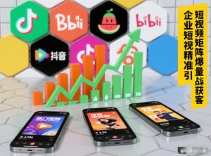 企业短视频精准引流矩阵获客，短视频矩阵爆量战法-八爪鱼资源库