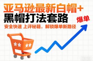 亚马逊最新白帽+黑帽打法套路，安全快速上评秘籍，解锁爆单新路径-八爪鱼资源库