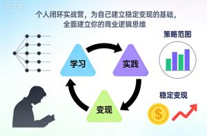 个人闭环实战营，为自己建立稳定变现的基础，全面建立你的商业逻辑思维-八爪鱼资源库