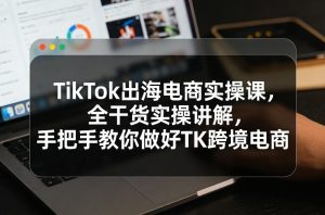 TikTok出海电商实操课，全干货实操讲解，手把手教你做好TK跨境电商-八爪鱼资源库