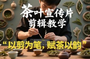 茶叶宣传片剪辑教学，以剪为笔，赋茶以韵，新手也能拍出高级感-八爪鱼资源库