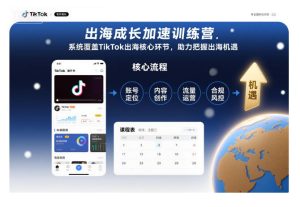 出海成长加速训练营,系统覆盖TikTok出海核心环节,助力把握出海机遇(更新)-八爪鱼资源库