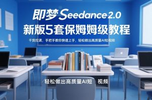 即梦Seedance2.0新版5套保姆级教程，干货拉满，手把手教你快速上手，轻松做出高质量AI短视频-八爪鱼资源库