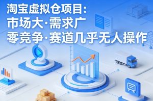 淘宝虚拟仓项目,市场大,需求广,零竞争,赛道几乎没人操作-八爪鱼资源库