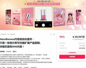 NanoBanana内容自动化套件：只需一张照片即可无限扩展产品展示、详情页和社交媒体内容！-八爪鱼资源库