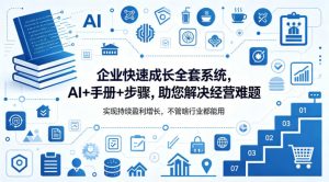 企业快速成长全套系统，AI+手册+步骤，助您解决经营难题，实现持续盈利增长，不管啥行业都能用-八爪鱼资源库