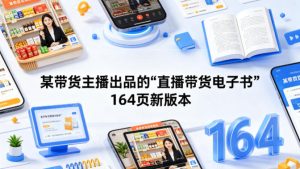 某带货主播出品的《直播带货电子书》164页新版本-八爪鱼资源库