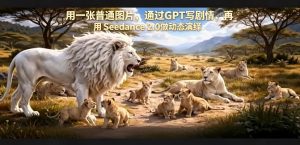 用一张普通图片，通过GPT写剧情，再用Seedance 2.0做动态演绎，居然能生成迪士尼风格搞笑动画-八爪鱼资源库