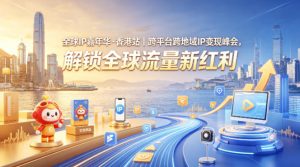 全球IP嘉年华·香港站｜跨平台跨地域IP变现峰会，解锁全球流量新红利-八爪鱼资源库