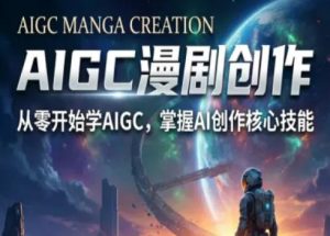 AIGC精品漫剧创作全流程解析，S级漫剧教学，从零开始学AIGC漫剧创作-八爪鱼资源库