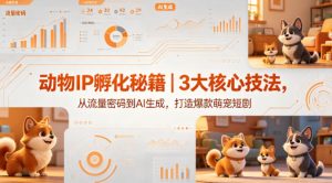动物IP孵化秘籍｜3大核心技法，从流量密码到AI生成，打造爆款萌宠短剧-八爪鱼资源库