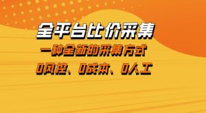 全平台比价采集，一个稳定的数据采集项目，区别于传统的玩法不风控，零成本操作【揭秘】-八爪鱼资源库