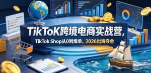 TikToK跨境电商实战营，TikTok Shop从0到爆单，2026出海夺金-八爪鱼资源库