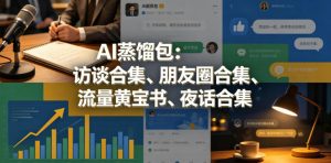 AI蒸馏包：访谈合集、朋友圈合集、流量黄宝书、夜话合集【文档】-八爪鱼资源库