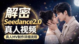 Seedance 2.0解密教程：零基础制作真人MV全流程-八爪鱼资源库